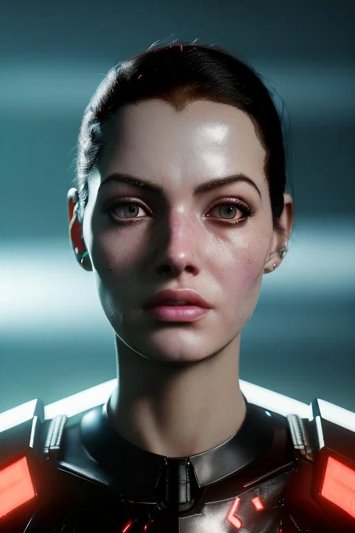 Ultra Realistic retro sci-fi scene, portrait, brunette woman, Ava garner face, perfect iris, glow eyes, makeup. Aliens background, Retro sci-fi style, helmet, tight latex coat, fog, rain, soft color, highly detailed, unreal engine 5, ray tracing, RTX, lumen lighting, ultra detail, volumetric lighting, 3d, finely drawn, high definition, high resolution.