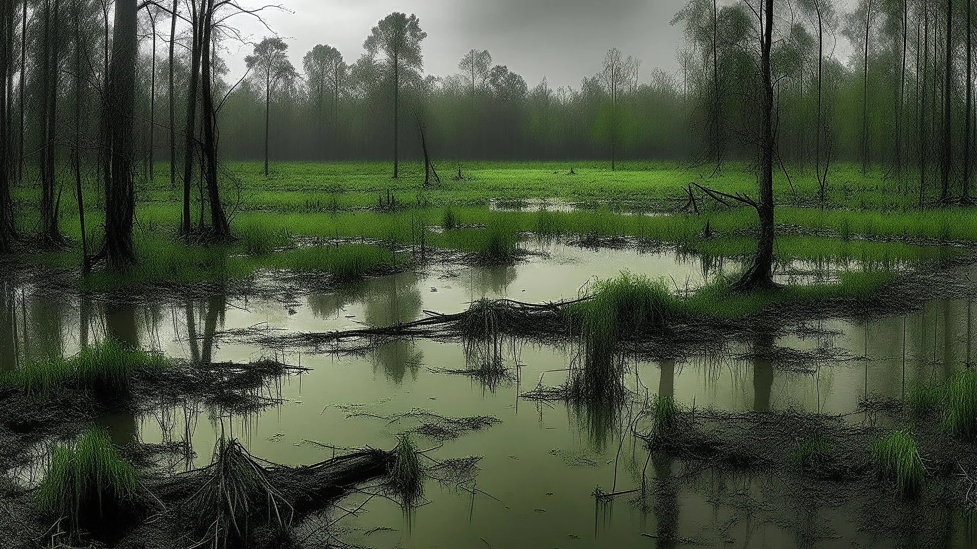 An empty swamp