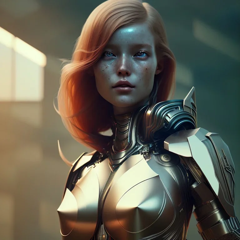 ultrarealistic, __sci-fi armor__, __angles__, strikingly beautiful womam, ginger hair, _colour_, unreal 5, octane render, cinema4d, dynamic lighting, dramatic lighting, 4k, redshift render, highly detailed,