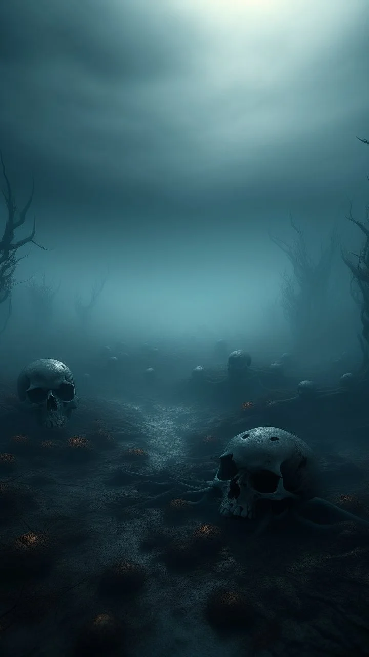 ,surrealism of the dark of a nightmare , hyper photorealistic, hyper detailed dark art color, high resolution, fog, octane render, tilt shift, HDRI Environment, a turbido