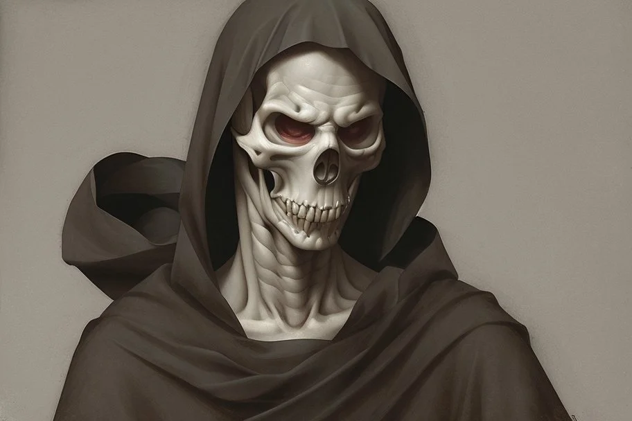 grim reaper by Andrea del Sarto