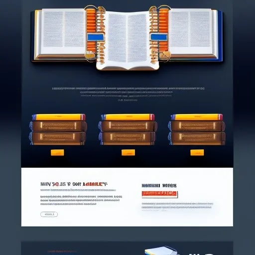 a landing page full hd 4k about a company that sells different memory books for different life chapters like school, work, sports etc.