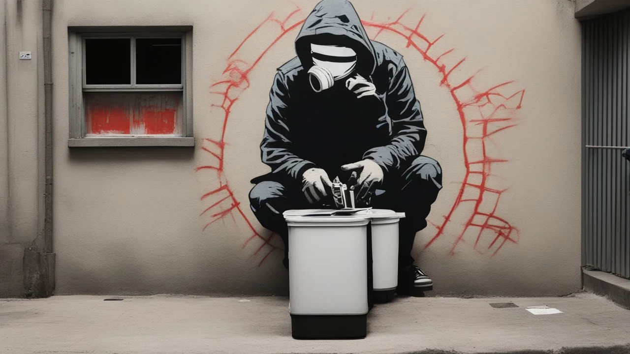 hacker by banksy