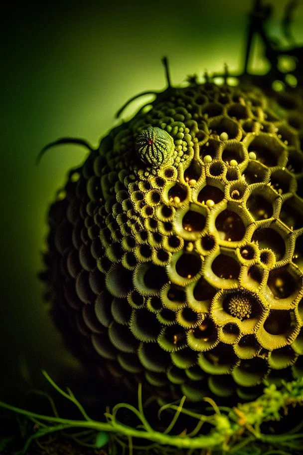 A daguerreotype-style close-up image of a surreal background inspired by Hieronymus Bosch and Max Ernst, featuring twisted organic forms, decaying botanical elements, and strange vegetal growths that seem to pulse with unnatural life. The entire scene is bathed in soft, ambient lighting that creates an otherworldly atmosphere, with areas of deep shadow contrasting against the pale, spectral glow of the figures.