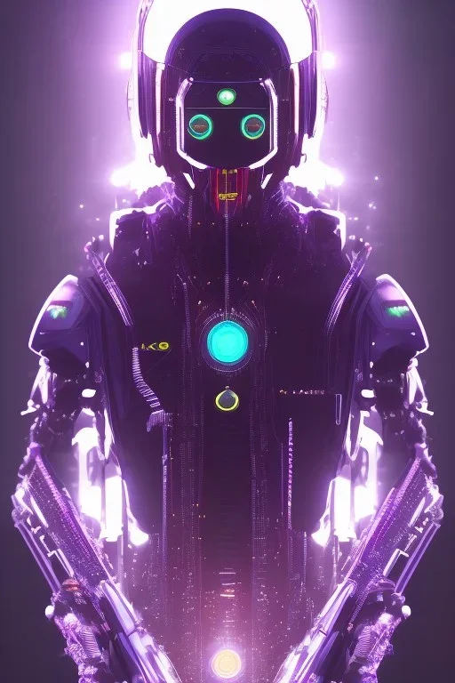 lionel messi style cyberpunk, purple tones, high lighting