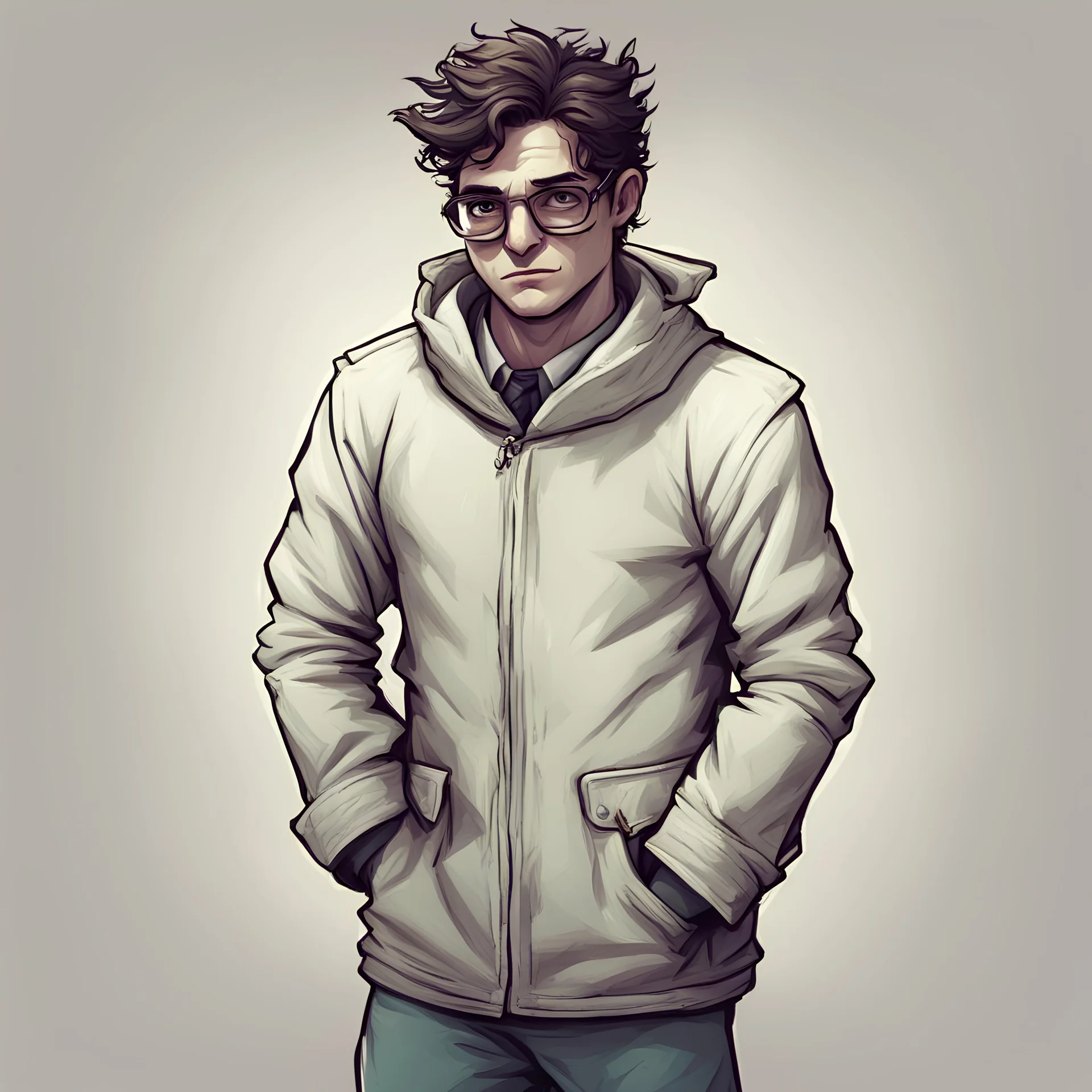 Kappa Dork in straight jacket art style