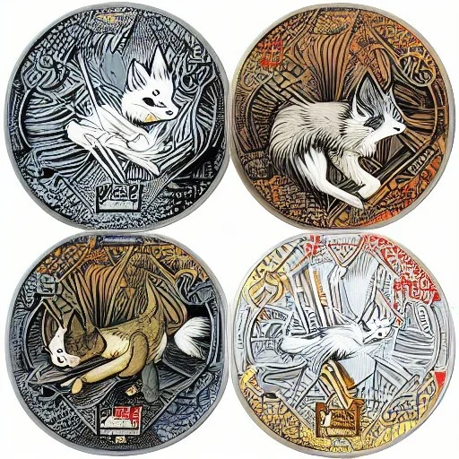 A magic Kitsune coin
