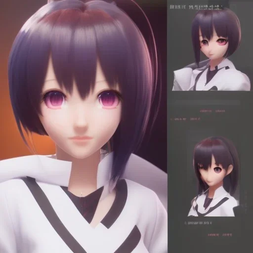 Anime girl study classroom, unreal engine 5 --ar 2:1