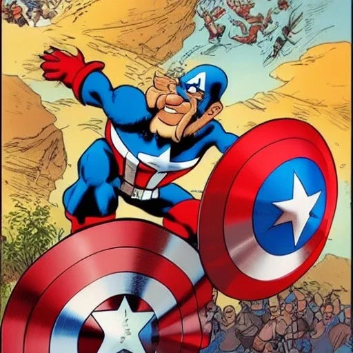 mix asterix and captain america