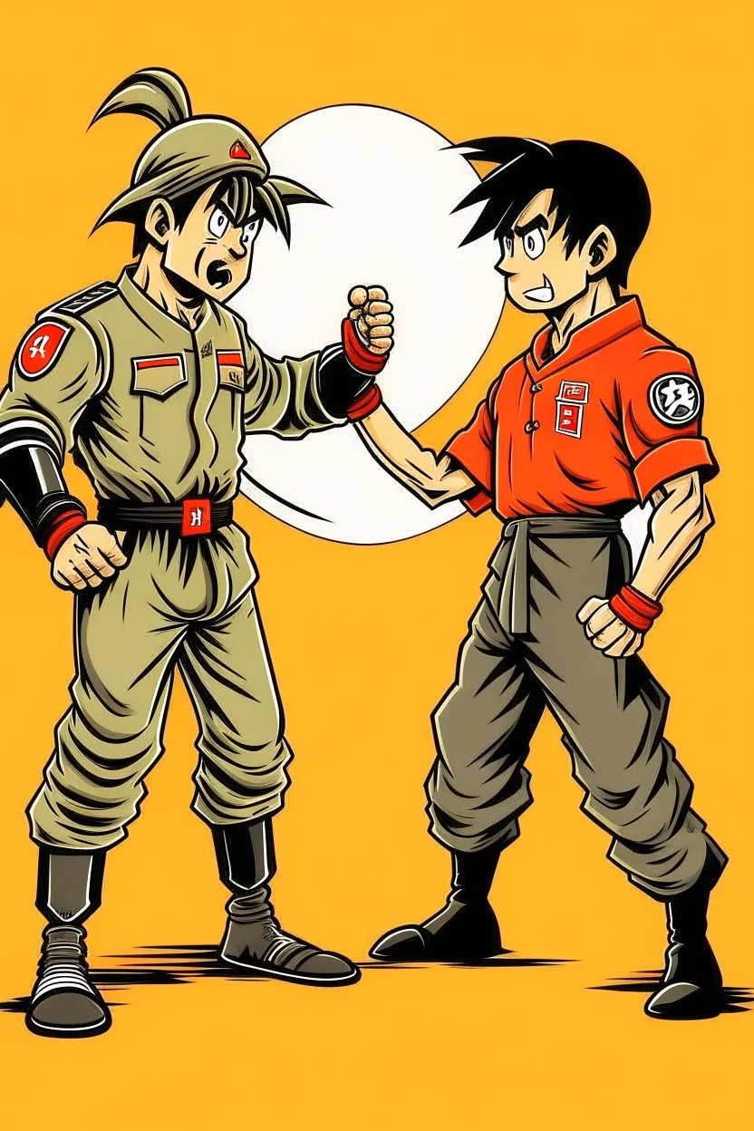 Goku vs hitler