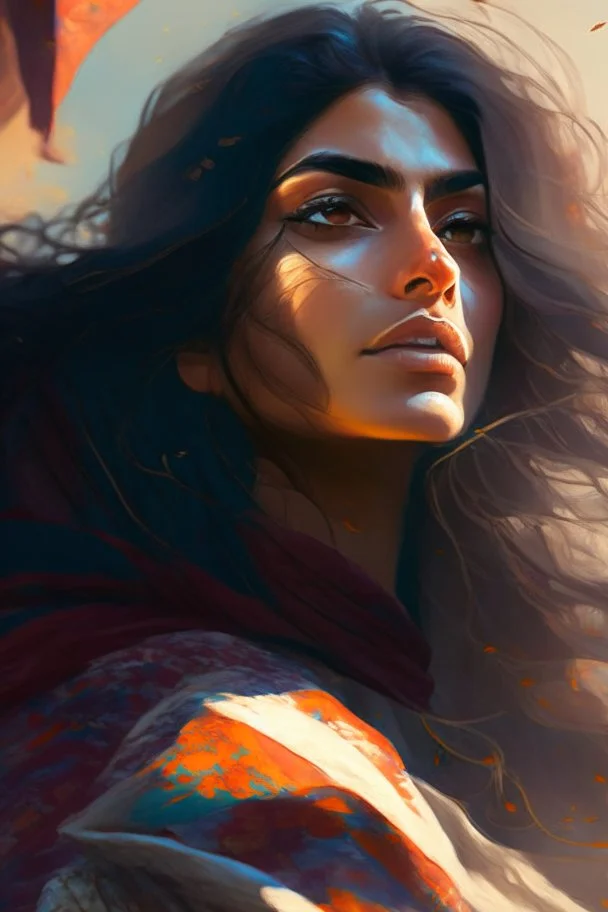 woman, life, freedom, Persian girls, digital art, 4k, full detail, high resolution