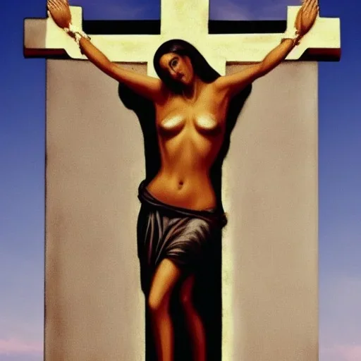 Kim Kardashian crucifixion