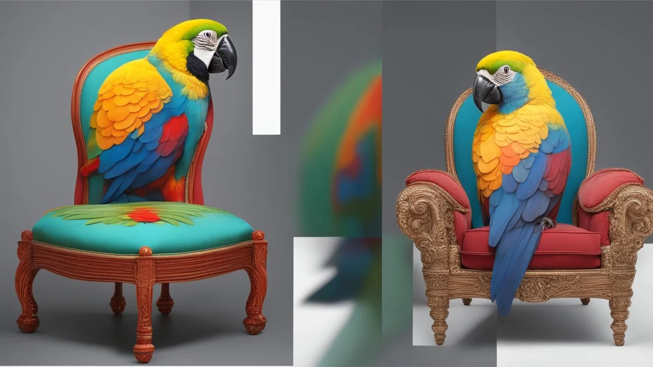 Parrot inspired chair