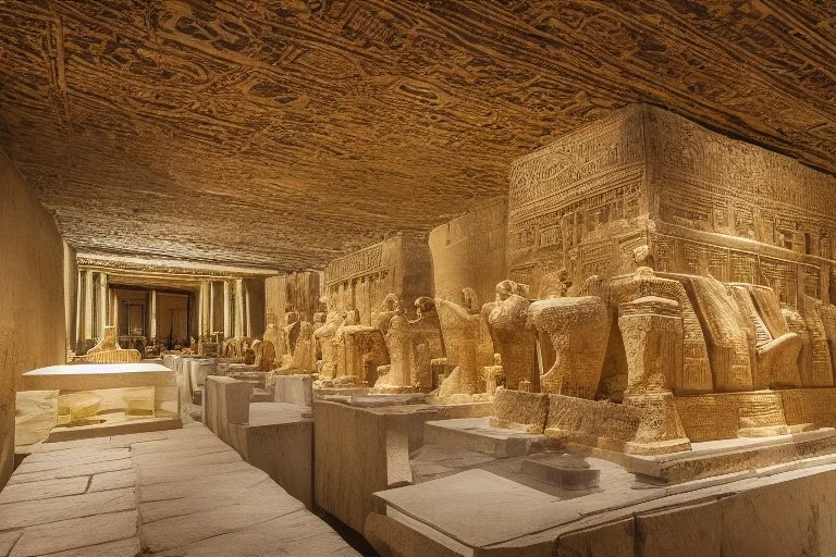 Tombs of kings of ancient civilization, many objects. pomp A huge splendor is the ancient Tomb of Kings in the depths of the earthTemple of the goddess Venus, where Amazon women guard the magnificent huge hall, some armed.