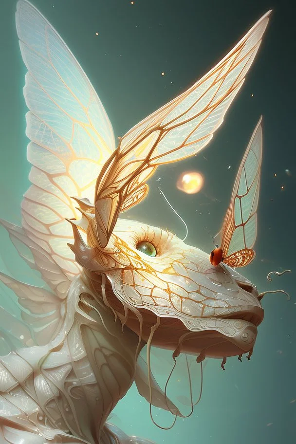 Butterfly phone creature, beautiful intricate, soft lighting, detailed face, by makoto shinkai, stanley artgerm lau, wlop, rossdraws, concept art, digital painting,