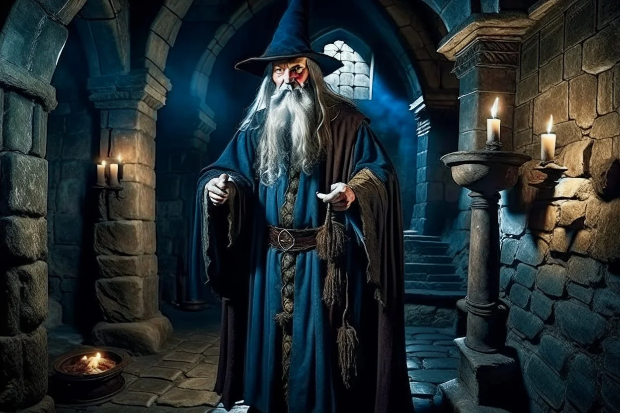 wizard in the castle dungeon