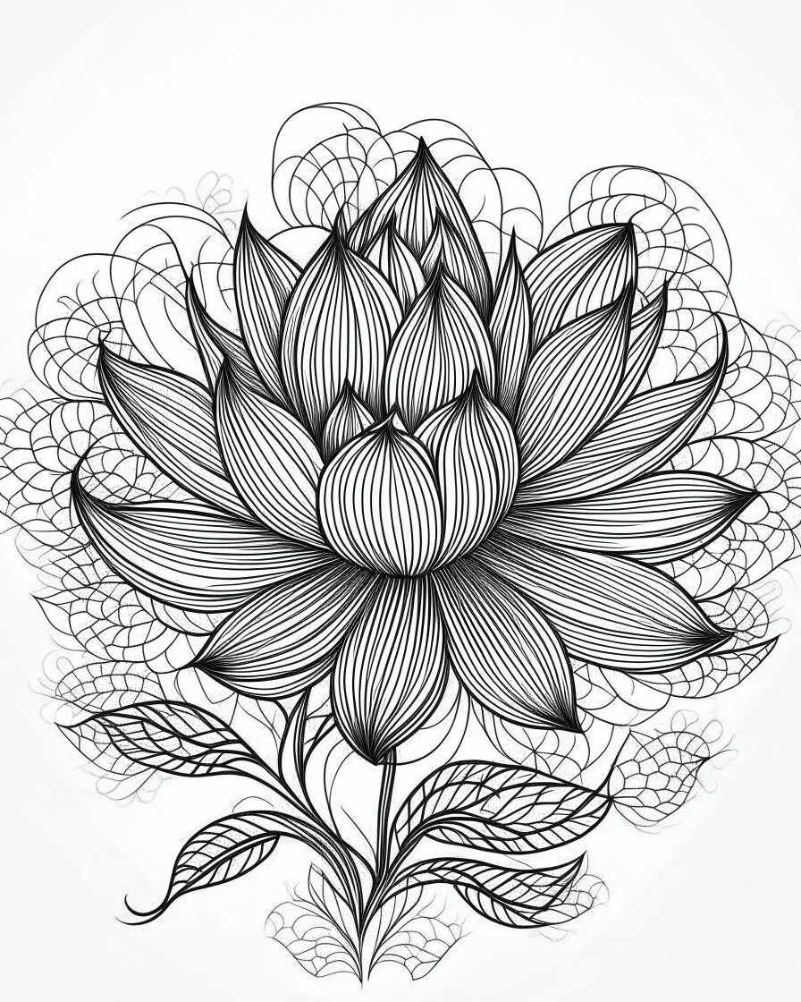 how to draw and shade realistic lotus - YouTube