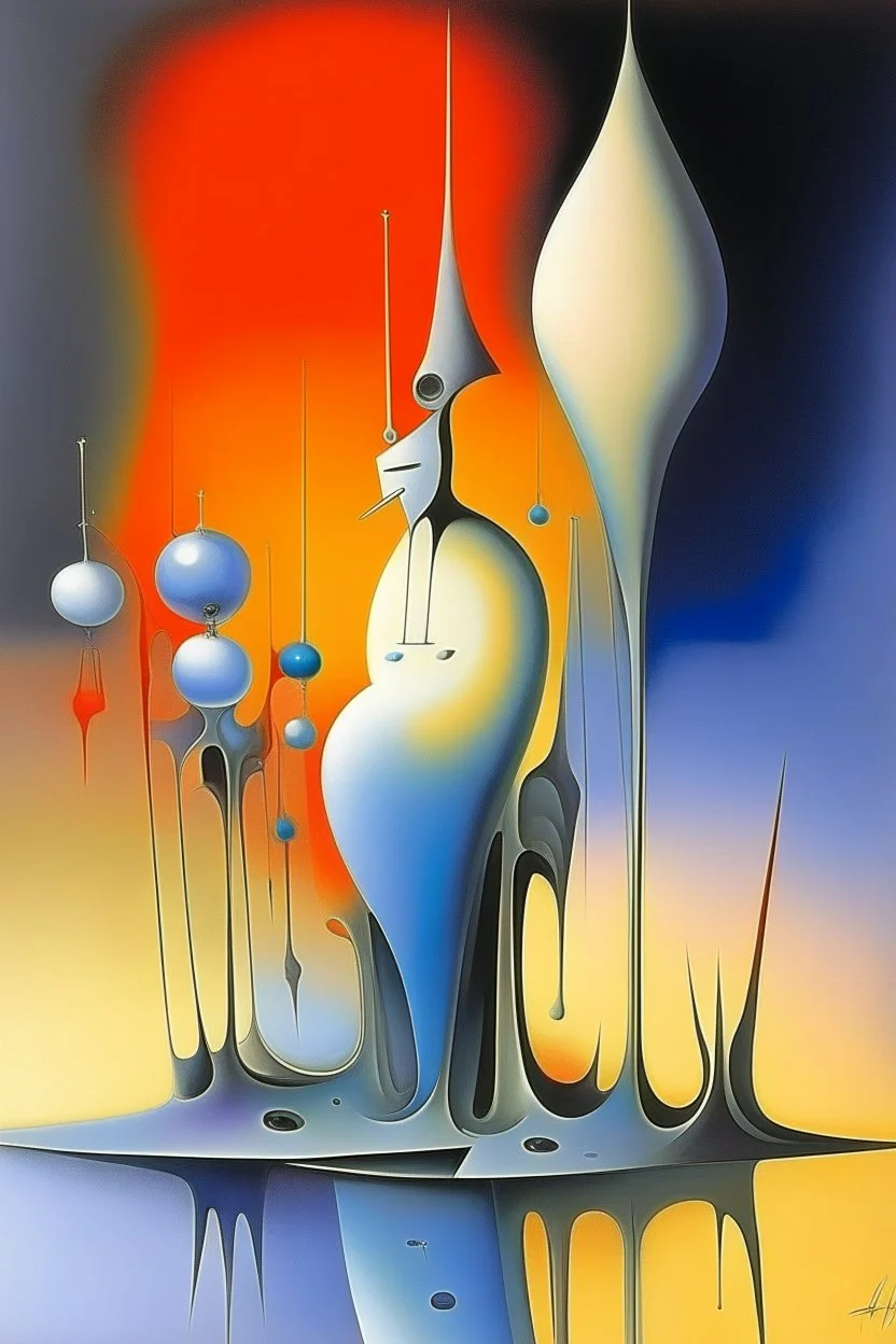 a fluidity that is freeing beyond description; ,by Yves Tanguy, John Jude Palencar and Ben Goossens, Golden Hour; Iridescent; Controversial; Supremely Detailed; Stupendous