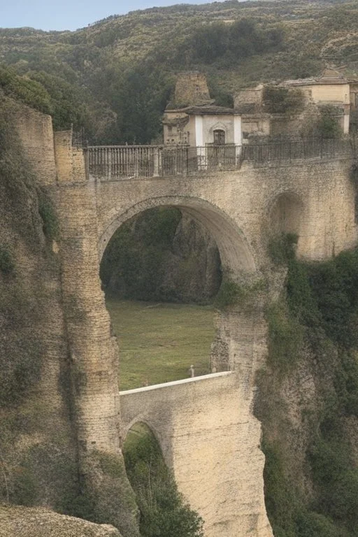 The bridge of Ronda Spain