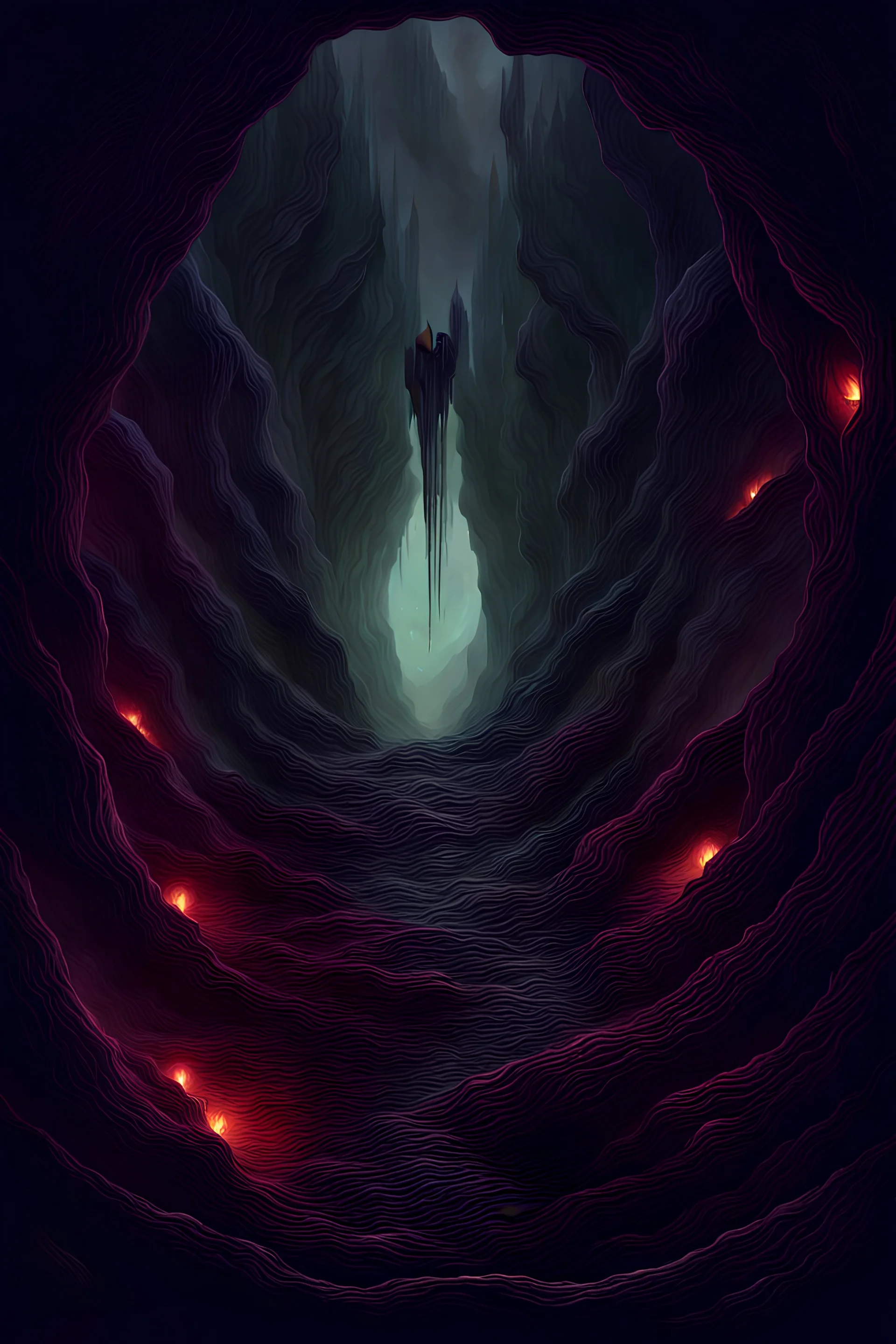 The alluring chasm in the darkest void