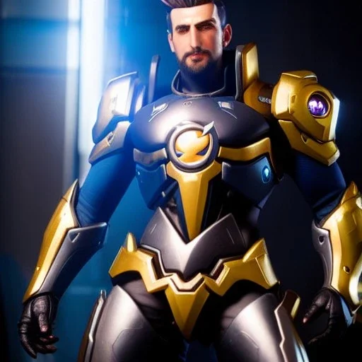 Ultra detailed fullbody Portrait in oil on canvas of overwatch character-SIGMA with armor,extremely detailed digital painting,ultrarealistic skin,intense stare, extremely detailed face, crystal clear eyes, mystical colors ,perfectly centered image, perfect composition, rim light, beautiful lighting,masterpiece ,8k, stunning scene, raytracing, anatomically correct, in the style of Ohrai Noriyoshi and robert e howard and Steve Jung and Wizyakuza and Simon Bisley and uncannyknack.