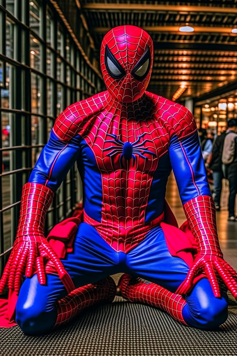 Spider-Man in Japanese Suit