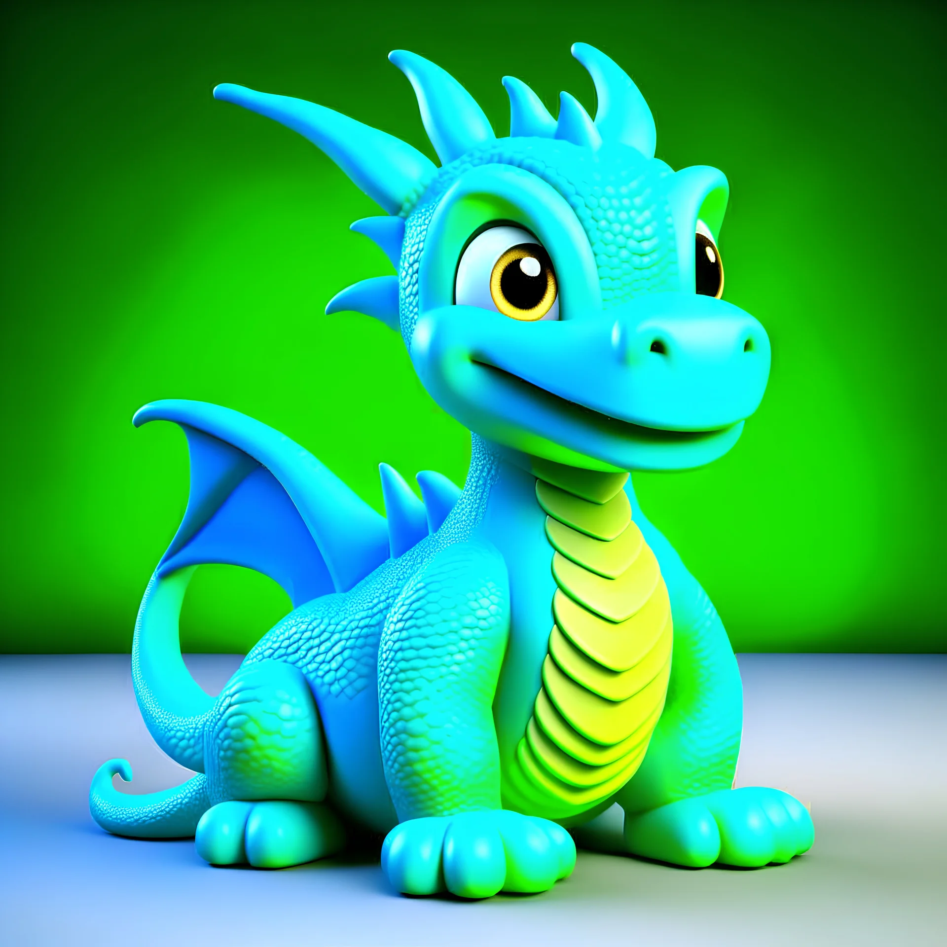 cute dragon 3D