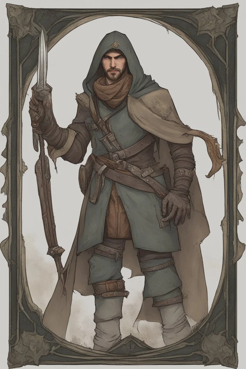 Medieval Mage Hunter rogue