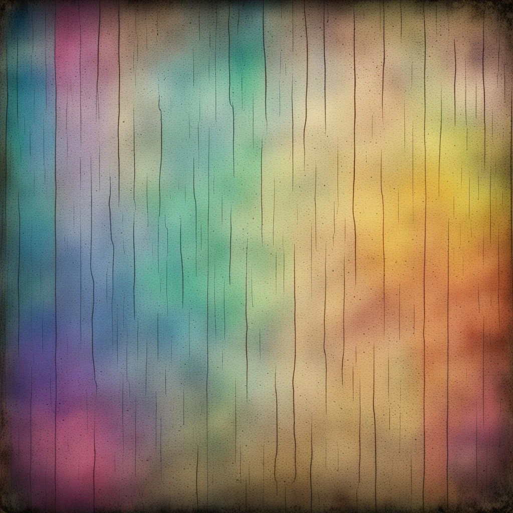 Hyper Realistic rainbow multicolor grungy rustic texture with vignette effect