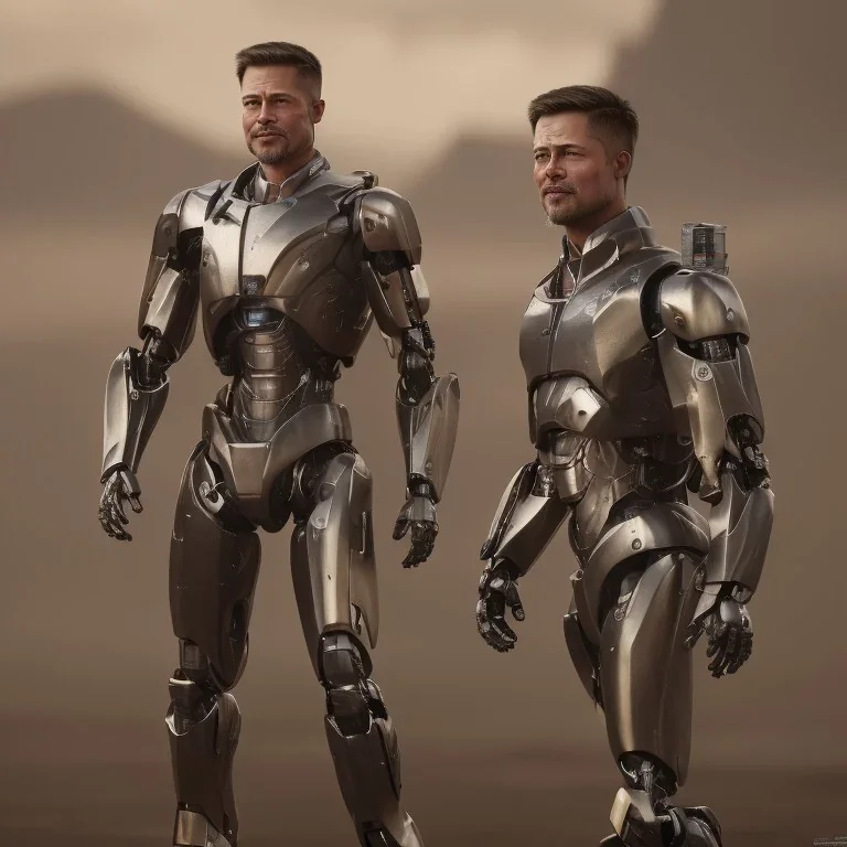 brad pitt robot, cyborg