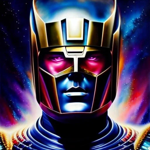 Ultra detailed fullbody Portrait in oil on canvas of Galactus (Marvel) with Armor,intense stare,extremely detailed digital painting, extremely detailed face,crystal clear Big eyes, mystical colors ,perfectly centered image, perfect composition, rim light, beautiful lighting,masterpiece,8k, stunning scene, raytracing, anatomically correct, in the style of robert e howard and Ken Kelley and Ohrai Noriyoshi and Simon Bisley and tomzj1