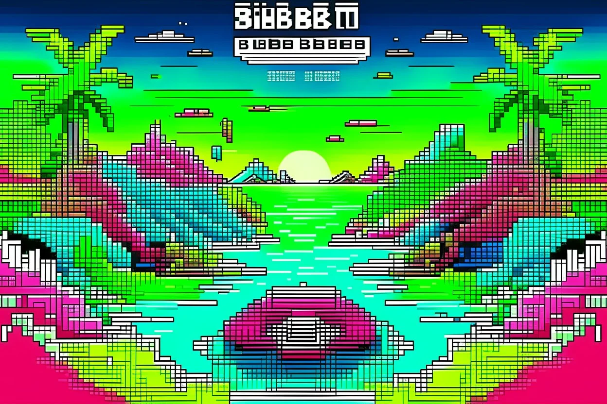 ALBUM COVER - 8BIT IBIZA TECHNO RAVE