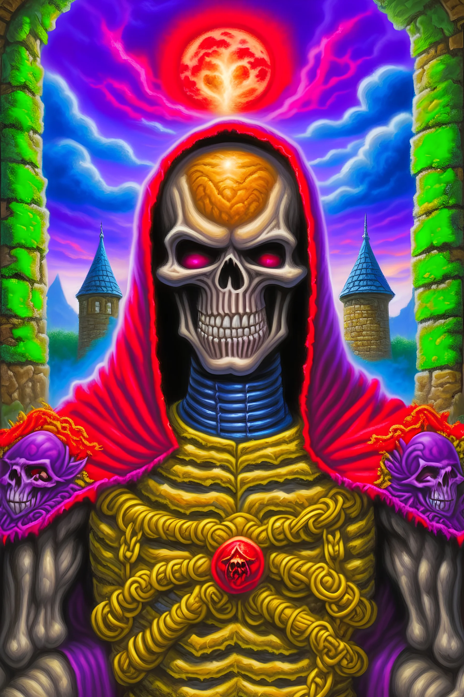 Portrait of a Skeletor in Castle Grayskull