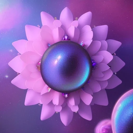 flower glitter alien pink and blue in a galactic ambiance, delicate colors in the foreground, full of details, smooth, light effect，vaporwave colorful, smooth, extremely sharp detail, finely tuned detail, ultra high definition, 8 k, unreal engine 5, ultra sharp focus