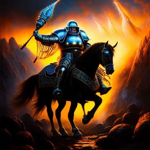 Ultra detailed fullbody Portrait in oil on canvas of Onslaught with armor ,intense stare,extremely detailed digital painting, extremely detailed face,crystal clear Big eyes, mystical colors ,perfectly centered image, perfect composition, rim light, beautiful lighting,masterpiece,8k, stunning scene, raytracing, anatomically correct, in the style of robert e howard and Ken Kelley and Ohrai Noriyoshi and Simon Bisley and tomzj1