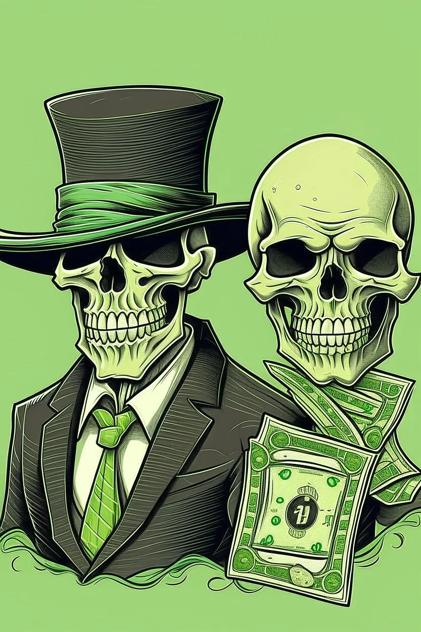 money and death man