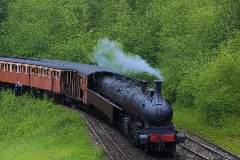 STEAM TRAIN WESTERNFOREST