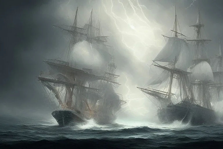 old ship lightning