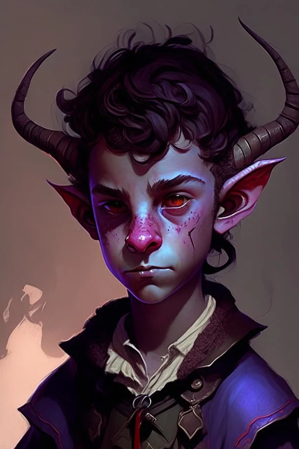 13 year old tiefling boy