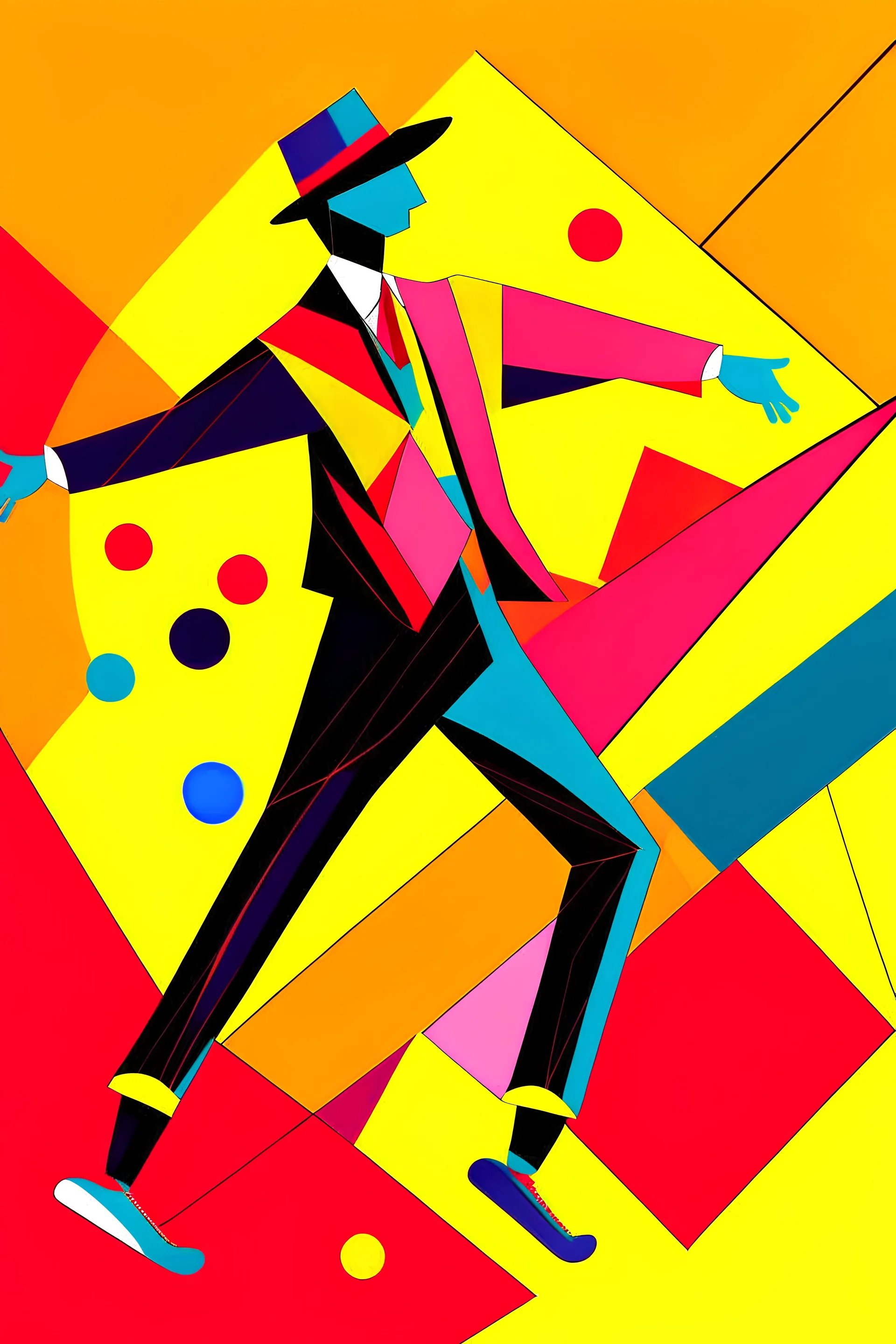 SHAPES SUBLIMINAL CARTOON DANCING STYLE OF HIROKU OGAI