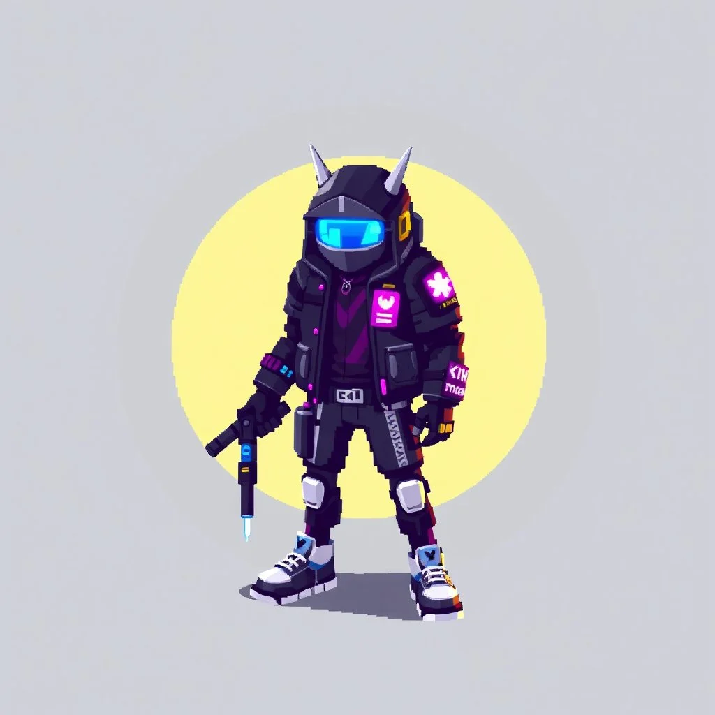 2-d pixel crypto punk named kenn
