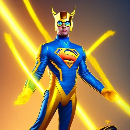 Cosmic super hero, yellow costume,8k HD image,