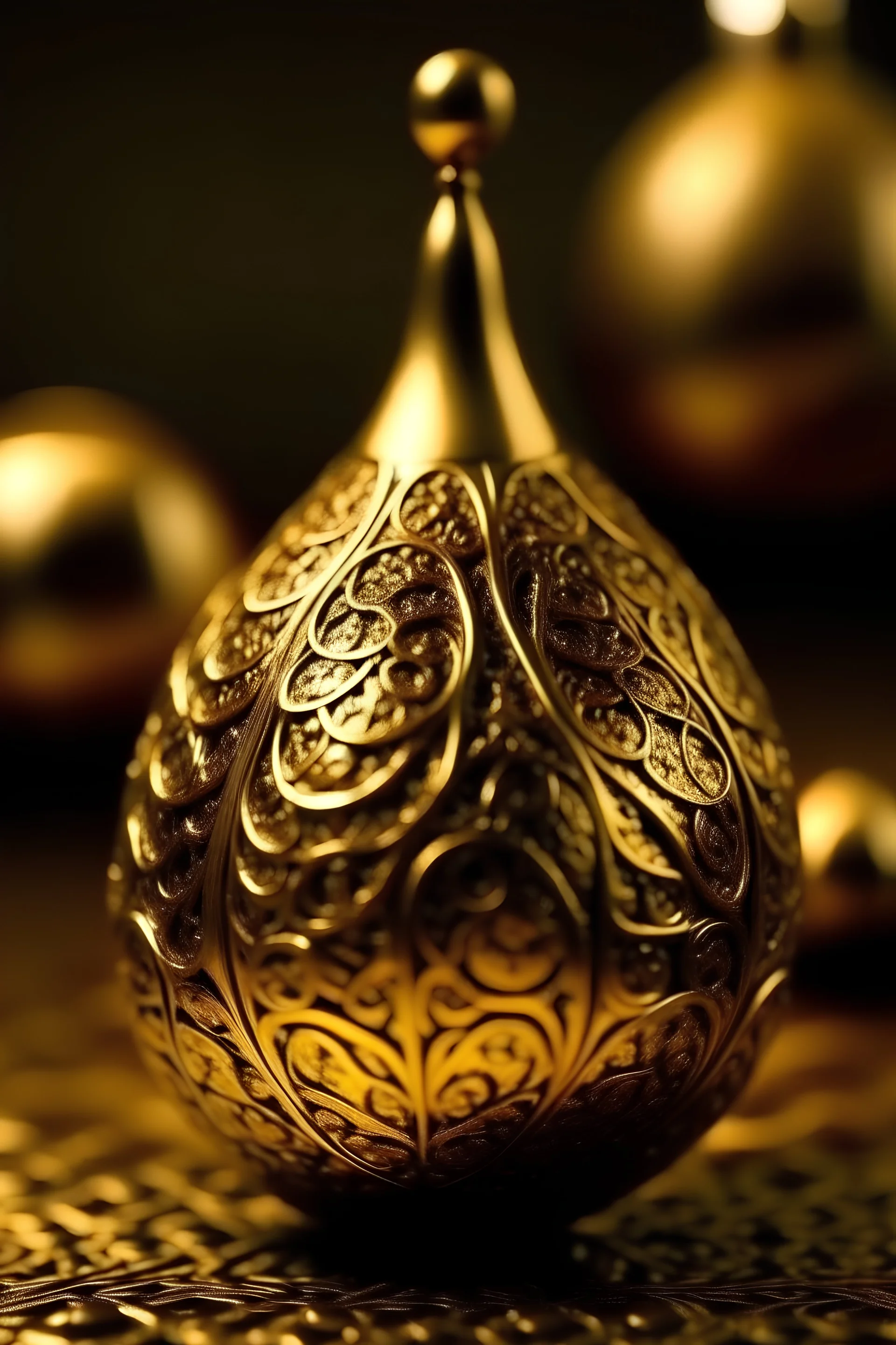 Dessin.islamique gold poir decoration
