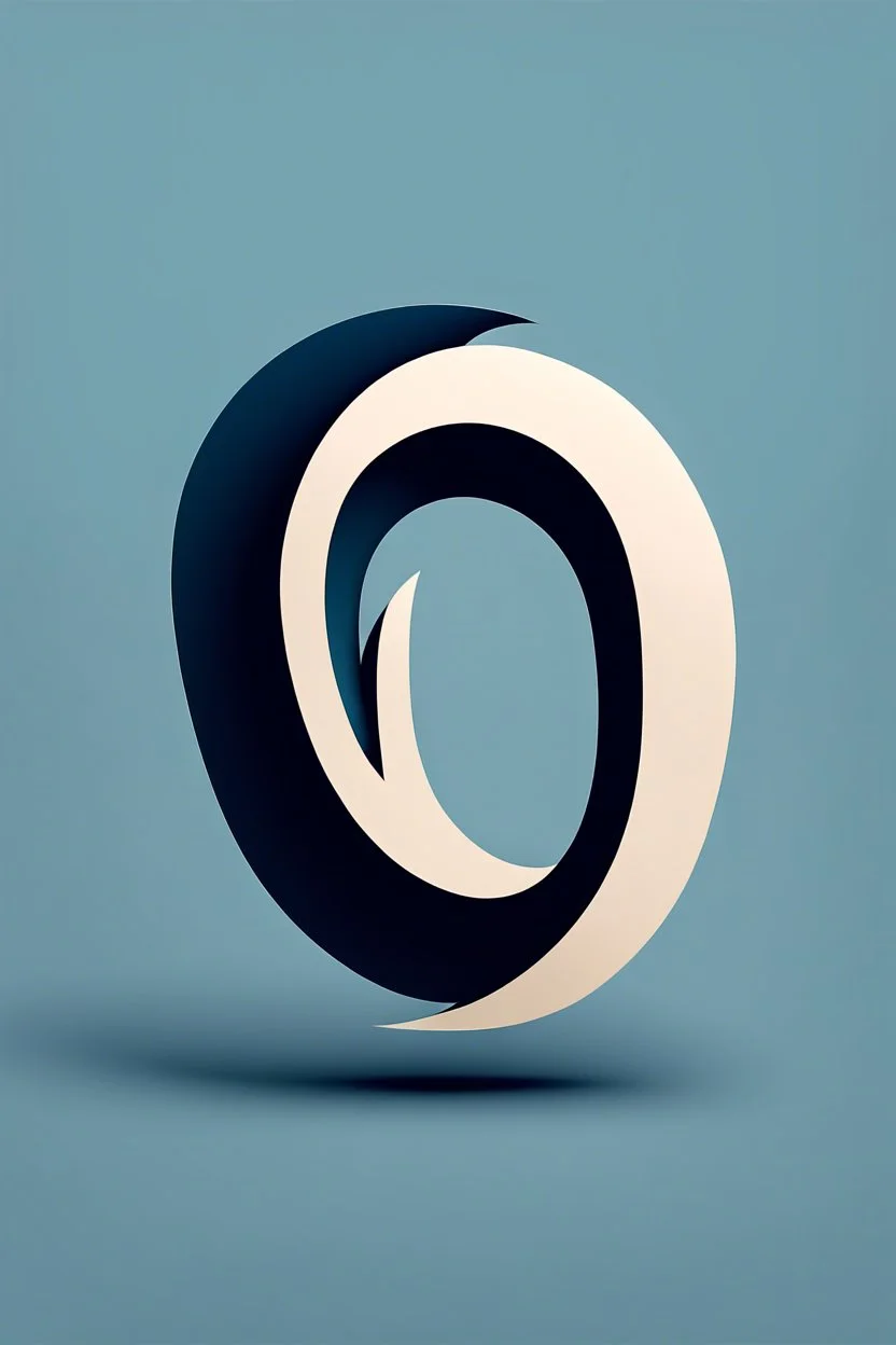 a simple abstract shapes combining the shape of an ear inside the shape of a capital letter G