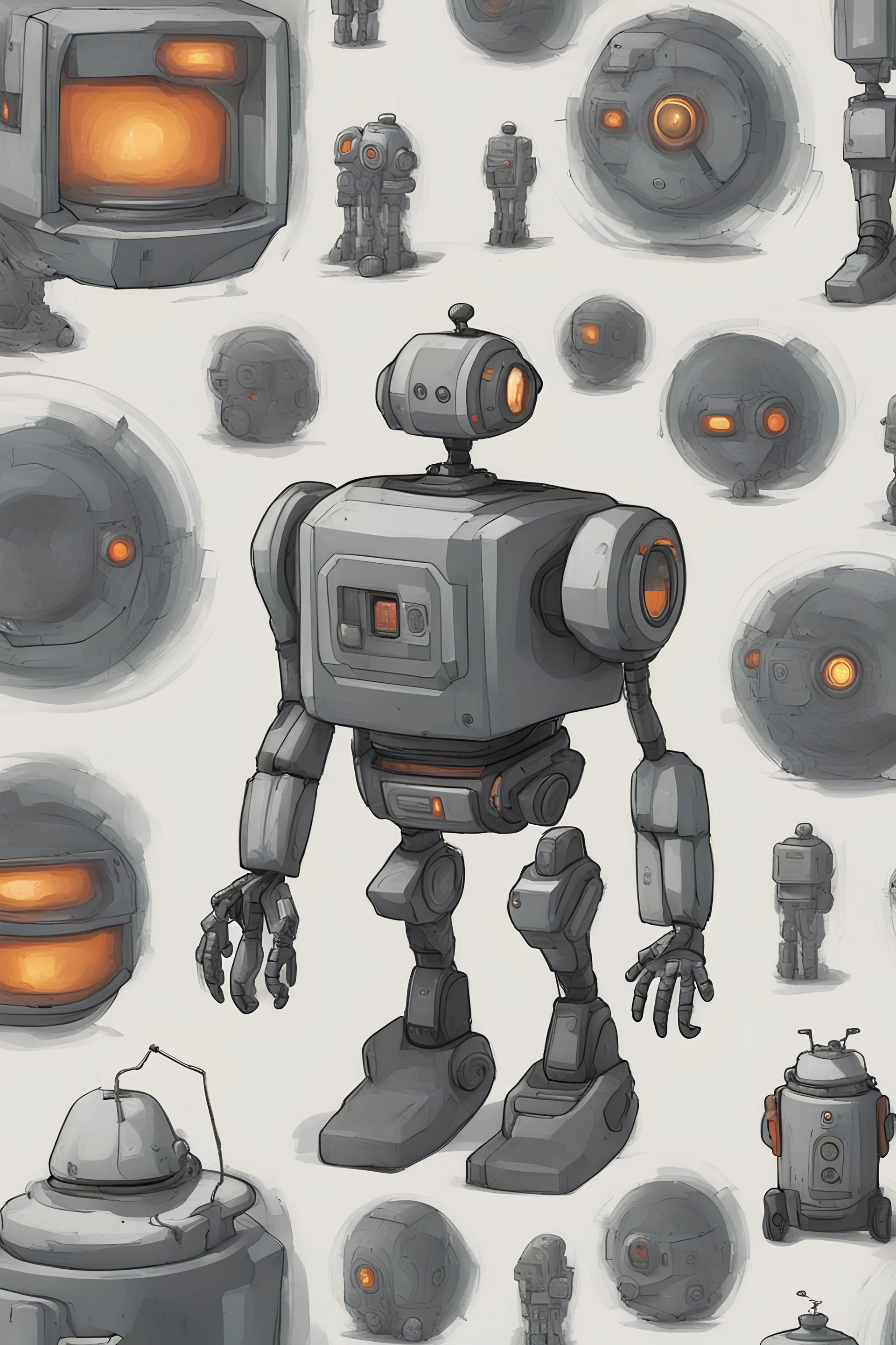 Portal robot wallpaper