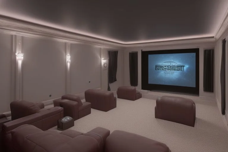 a dedicated home cinema room