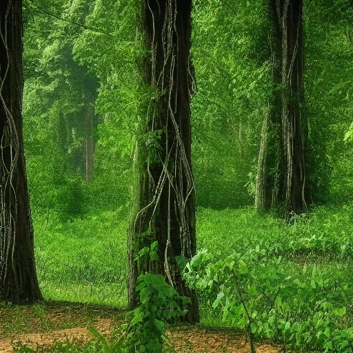 Ai forest vines and awareness