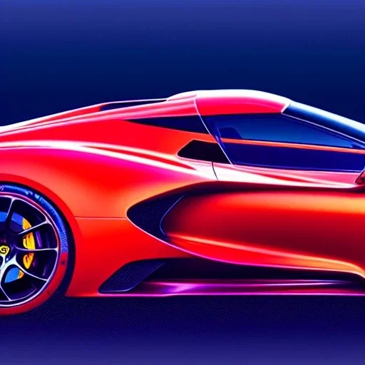 fullbody Drawing of 'sketch of HyperCar',intricate detail,andrea bonelli,Kilian Eng,Ohrai,evan lee,Aleksandr Sidelnikov,KyuYong Eom,three quarters frontal aerial view,toned colors,16k