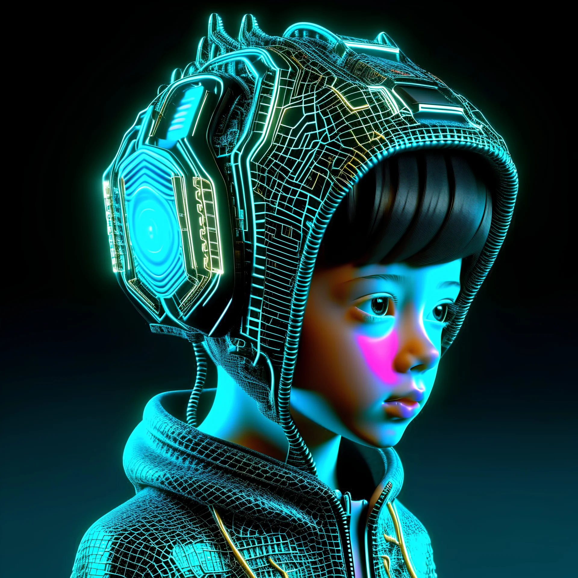 Boy cyber 3D