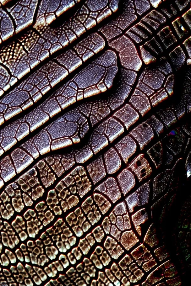 Lizard skin close up